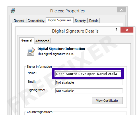 Screenshot of the Open Source Developer, Daniel Atallah certificate